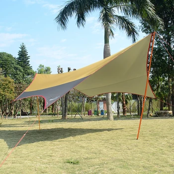M 500*470cm poli Vidalido în aer liber ultra-mare de argint acoperite cu tent cort anti-uv plaja copertina parasolar