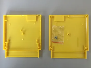 Culoare galben 72 de Pini Joc de Înlocuire a Cartușului de Coajă de Plastic Pentru Consola NES