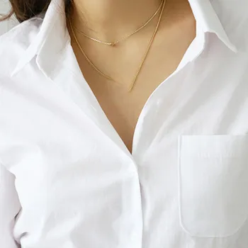 Guler Topuri Casual Fashion Bluza Femei cu Maneci Lungi Masiv Turn-down Butonul Cămăși Albe Blusas Camasa Blanche Femme 2020