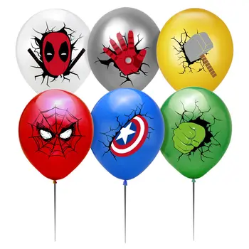 Liga Super-Erou Tema Confetti Balon Banner Set Baloane Latex Petrecere De Aniversare Pentru Copii Decor Copil De Dus Baloane