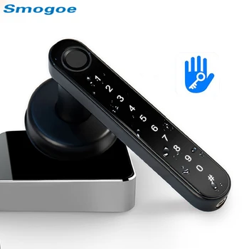 Smogoe Electronic Inteligent De Blocare A Ușii Bluetooth Tuya Suport De Blocare De Amprente Telefon De Deblocare Cu Cheie Mâner Electric