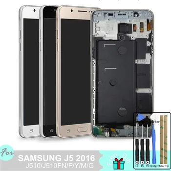 TFT LCD Pentru Samsung Galaxy J5 2016 J510 J510FN J510F J510M J510H /DS Ecran Tactil Digitizer Cadru de Asamblare Butonul Home