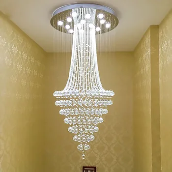 Top scara candelabru restaurant candelabru de cristal scara de lumină villa thermocline camera de zi faruri noi idei
