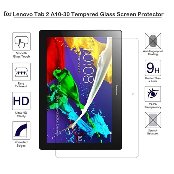 Temperat Pahar Ecran Protector Tab 2 A10-70 pentru Lenovo Tab 2 a10-30 X30F X30L Tableta de 10.1 inch Ecranul de Sticlă tb2-x30l x30 Sticlă