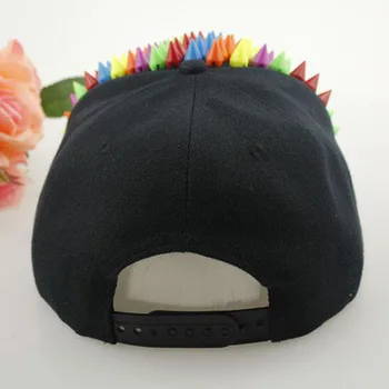 Moda Șepci De Baseball Pentru Bărbați, Femei De Lux Colorate Nituri Snapback Black Plate De Os Designer De Hip-Hop, Punk Pălării