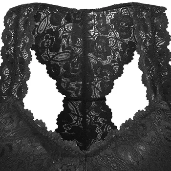 Nouă Femei Plus Dimensiune Vesta de Cultură Sârmă Gratuit BraB Lenjerie de Dantelă Sexy V-Neck Lenjerie 2020 Femei Sexy Sleepwear Doamna V-neck Hot &50