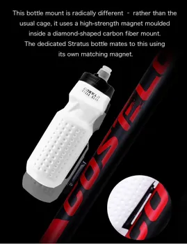 Inovare Costelo Magnetic Sticla de Montare Cușcă Bike Sticle de Apă Sport Sticla de Apa, 710ml Recipiente de Sticla de Presă