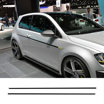 2 buc Autocolante Auto side Stripe Auto Vinil Decor Pentru Volkswagen GOLF 7 8 5-Usi Sport Tuning Styling Accesorii Auto