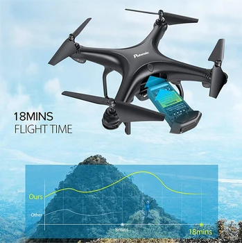 Potensic D58 GPS RC Drone cu Camera 1080P 5G WiFi FPV Quadcopter Profesionale Elicoptere Jucarii Lungă perioadă de Timp de Zbor Jucărie pentru Copii