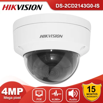 Dome HikVISION IP POE Cameră de Exterior DS-2CD2143G0-ESTE 4MP IR de Securitate de Rețea Versiune Noapte Camera video H. 265 cu Slot pentru Card SD IP 67