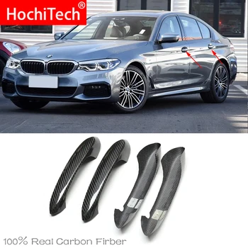 De înaltă Calitate pentru BMW seria 5 G30 G38 M 2018-2020 Accesorii Auto din Fibra de Carbon Auto Ușă Mâner Exterior Tapiterie Huse