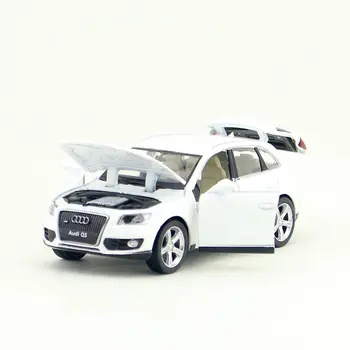 1:32 Scară turnat sub presiune, Metal Jucărie Audi Q5 SUV Model de Sunet si lumini Masina poate deschide Ușile Colecție de Învățământ Cadou V415
