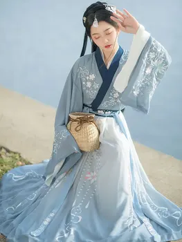Vechi Tradiționale Fairy Dress Populare Chineze Tang Costum Hanfu Femei Retro Dinastiei Tang Princess Cosplay Etapă Purta Costum Hanfu