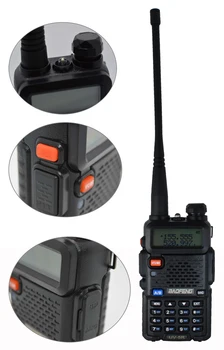 2 buc/set Baofeng UV 5R Portabila Dual band VHF UHF două mod de 5W ham radio cb uv-5r Walkie Talkie echipamente de Comunicații uv5r