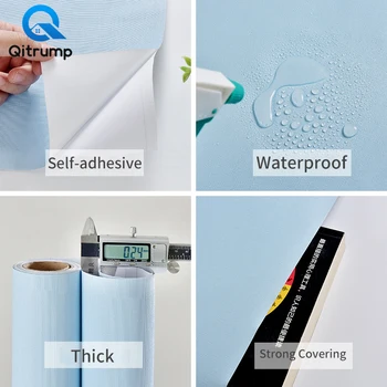Solid de Culoare Mat Tapet rezistent la apa Auto Vinil adeziv de Contact Hârtie pentru Camera de zi Dormitor Copii Dormitoare comune de Îmbunătățire Acasă