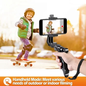 Handheld Prindere Trepied Stabilizator Selfie Stick Ocupa cu Bluetooth Shutter de la Distanță Suport Selfie Suport pentru IOS, pentru Telefon