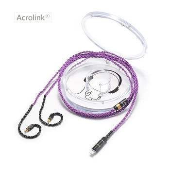 Acrolink 2.5/3.5/4.4 mm/m telefon Argint Placat cu Cască Upgrade Fir Casti Cablu LS50 LS70 LS200 LS300 E40, E50 A2DC Cablu