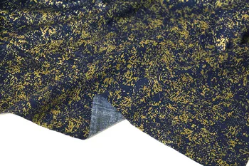 Jumătate de Metru Japoneză kokka Strat de Aur Tipărite Cârpă Moale Dublu de Tifon de Bumbac Tesatura Mozaic Textura C