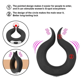 OLO 10 Frecvența Erotic Jucărie Intarziere Ejaculare Jucarii Sexuale pentru Bărbat Masculin Inel de Penis Penis Inel Vibrator