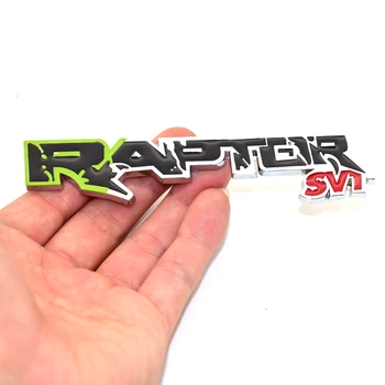 Noi 3D Aliaj Metalic SVT RAPTOR Logo Emblema, Insigna Autocolant Auto pentru Ford Focus Kuga F150 Fiesta SUV Mustang Ranger Galaxy