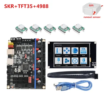 SKR V1.3 32-bit Arm placa de baza + TFT35 ecran color lcd unitate 3D printer kit de upgrade + stepper driver pentru ender 3 cr 10 piese