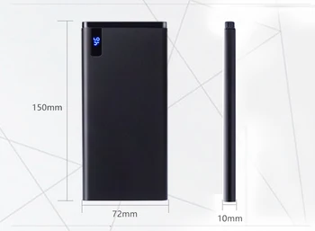 20000mAh Power Bank 20000 mAh Ultra Slim LED Portabil Powerbank baterie power bank pentru Huawei Mate40 Pro iPhoen Xiaomi