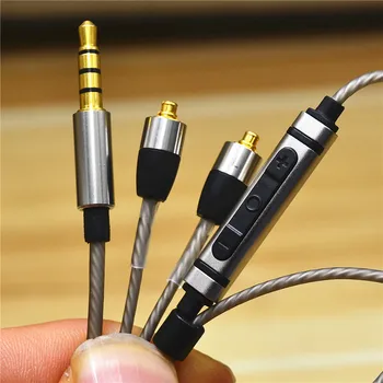 NOILE casti cablu pentru ie80 / ie80s / mmcx Pentru Telefon Apple cablu lightning pentru Sennheiser și microfon Shure apel