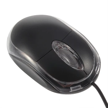 Design Ergonomic USB Cablu Optic Maus de Gaming Mouse Gamer LED-uri Pentru DELL ASUS Computer Laptop Negru