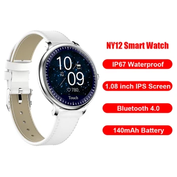 NY12 Ceas Inteligent Monitor de Ritm Cardiac Perioada Memento Smartwatch pentru Femei