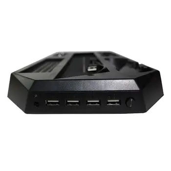 Accesorii de joc All-In-One Consola Suport de Încărcare pentru PS4 Move & Controlere, cu Ventilator de Racire pentru PS4 Pro & PS VR Conector