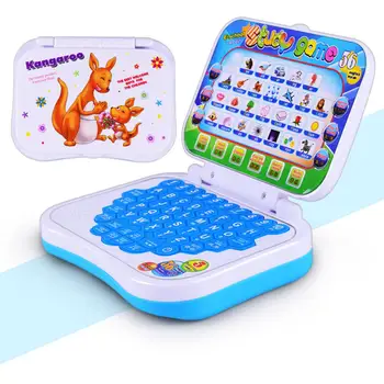 Multifuncțională Limba Masina De Învățare Copiii Laptop Devreme Jucărie De Învățământ Calculator Comprimat Mașină De Citit