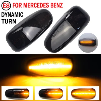 1 Pereche Auto LED de Marcare Laterală de Semnalizare Lumini Pentru Mercedes Benz W210 W202 CLK W208 SLK R170 W638 Lumina de Semnalizare