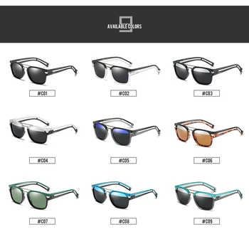 DUBERY Epocă ochelari de Soare Polarizati pentru Bărbați Ochelari de Soare Pentru Bărbați Piața Nuante de Conducere Negru Retro Oculos de sex Masculin 9 Culori Model 1948