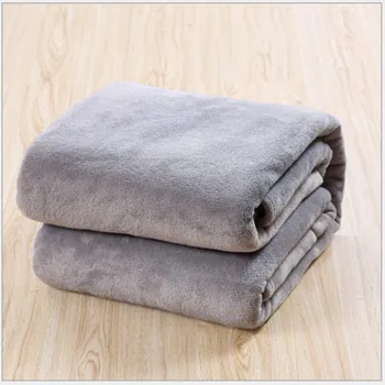 Home textile pătură de vară de culoare solidă super moale, cald, pături arunca pe canapea/pat/ călătorie pleduri cuverturi de pat foi