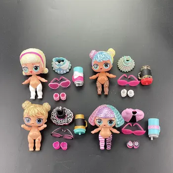 5set L. O. L. SURPRIZĂ! 8cm lol Păpuși Jucarii pentru Fete Surpriză Baby Doll Jucarii Copii Cadou de Ziua Hobby-uri de Acțiune Jucărie Cifre