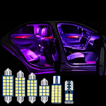 12v Eroare Gratuite Auto Becuri cu LED-uri de Interior veioze Portbagaj Oglindă zona picioarelor Lumini Pentru BMW Seria 3 E46 Accesorii 14pcs