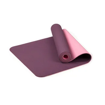6MM Yoga Mat Elabora Fabricarea Prelungită Durabil Non-alunecare de Pătură sală de Gimnastică Acasă Piardă în Greutate Pad, Echipamente de Fitness #T3