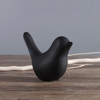 Acasă Decorare Accesorii Creative Alb Negru Ceramica Figurine de Păsări de Partid Meserii pentru Living Rafturi Nunta Ornamente
