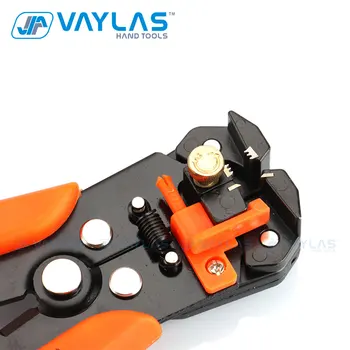 VAYLAS 5 in 1 Auto Sârmă Stripteuză Crimper Cablu Cutter Auto-Reglare cu Perna Mâner Multifuncțional dispozitive de decapare
