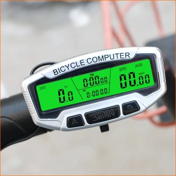 Original Computer de Biciclete Rutier SpeedometerSuding SD-558C Wireless Digital LCD cu Iluminare din spate Cronometru Vitezometru Bicicleta Accesorii