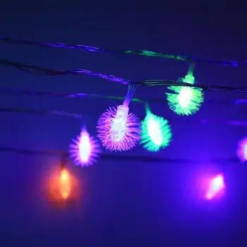 LED Siruri de caractere Bulgăre de zăpadă a condus 20LED 5M Lumina de Crăciun /Nunta/Petrecere Decor Șir de Lumini AC110V/220V impermeabil în aer liber