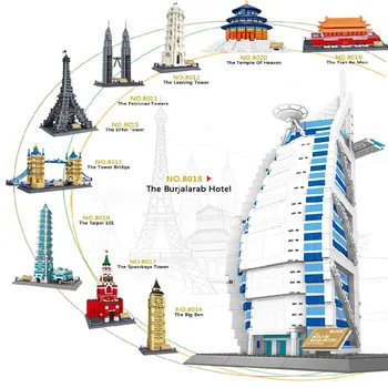 FIERBINTE 2020 Arhitectura Taj Mahal Londra, Paris, oraș, pod blocuri de constructii pentru copii asambla cărămizi jucării compatibil Mici particule