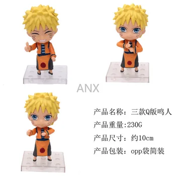 10cm Naruto Sasuke Itachi lui Naruto, Sakura, Kakashi Figura PVC Acțiune Anime Modelul de Colectare Papusa versiune Q Jucarii pentru copii cadouri