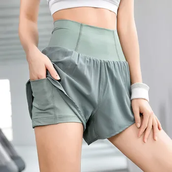 Femei Vara Pantaloni Scurți De Sport Trainging Fitness Push-Up Yoga Jambiere Fără Sudură Elastică 3 Culori De Haine De Sport 2020 Stil Nou