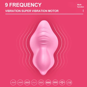OLO ușor de Purtat Chilotei Vibrator Stimulator Clitoris 9 Moduri de Control de la Distanță Reîncărcabilă Jucarii Sexuale Pentru Femei Silicon Jucării Erotice
