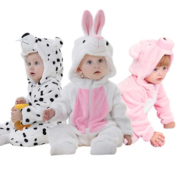 Toamna Iarna Nou-Născuți Haine Pentru Copii Bunny Baby Salopetă De Bumbac Hanorac Fete Nou-Născut Unicorn Onesies Copil Costum Baieti Haine