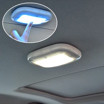 USB Reîncărcabilă LED-uri Auto de lectură lumina Portbagaj lumini de Interior pentru Ford Focus 2 3 mk3 Fiesta Mondeo mk4 mk5 Ranger Fusion Kuga, Ka