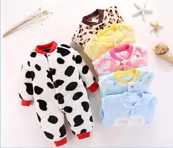 Orangemom 2019 primăvară fleece salopeta baby girl haine ,moale copil nou-născut romper pentru baieti haine copilul costum Sleepwear