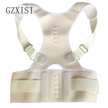 Masculin Feminin Body Shaper belt Suport Lombar Reglabil Corector de Postura cu bretele de umăr spate centura de sprijin fajas modeladoras