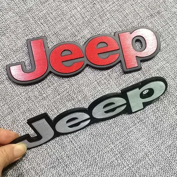 Metal crom, Autocolant Auto Versiunea Sport Cu Litere 3D Pentru JEEP